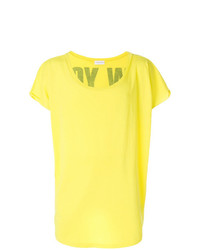 T-shirt girocollo stampata gialla di Faith Connexion