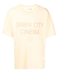 T-shirt girocollo stampata gialla di HONOR THE GIFT