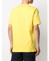 T-shirt girocollo stampata gialla di Department 5