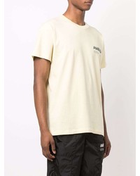 T-shirt girocollo stampata gialla di Ambush
