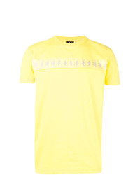 T-shirt girocollo stampata gialla di Kappa Kontroll