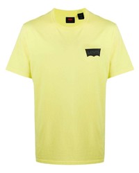 T-shirt girocollo stampata gialla di Levi's
