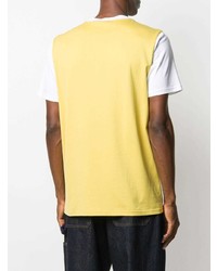 T-shirt girocollo stampata gialla di Marni