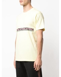 T-shirt girocollo stampata gialla di Supreme