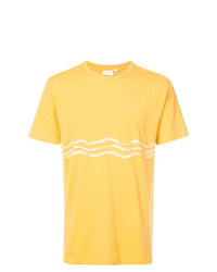 T-shirt girocollo stampata gialla di Onia
