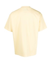 T-shirt girocollo stampata gialla di Bonsai