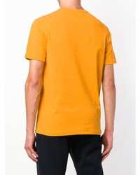 T-shirt girocollo stampata gialla di Champion