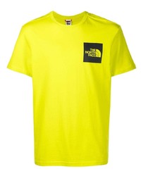 T-shirt girocollo stampata gialla di The North Face