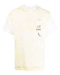 T-shirt girocollo stampata gialla di Toga
