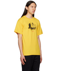 T-shirt girocollo stampata gialla di Noah