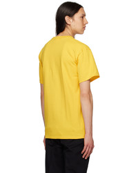 T-shirt girocollo stampata gialla di Noah