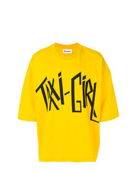T-shirt girocollo stampata gialla di Études