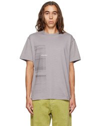 T-shirt girocollo stampata grigia di A-Cold-Wall*