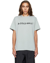 T-shirt girocollo stampata grigia di A-Cold-Wall*