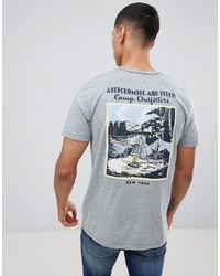 T-shirt girocollo stampata grigia di Abercrombie & Fitch