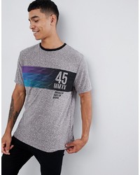 T-shirt girocollo stampata grigia di ASOS DESIGN