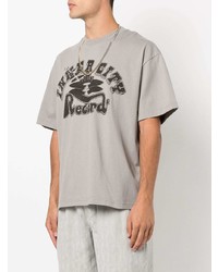 T-shirt girocollo stampata grigia di HONOR THE GIFT