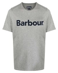 T-shirt girocollo stampata grigia di Barbour