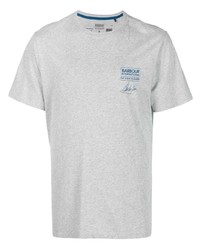 T-shirt girocollo stampata grigia di Barbour
