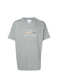 T-shirt girocollo stampata grigia di C2h4