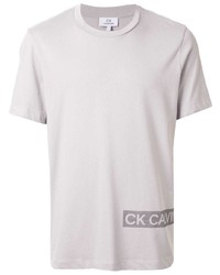 T-shirt girocollo stampata grigia di CK Calvin Klein