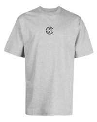 T-shirt girocollo stampata grigia di Clot