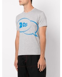 T-shirt girocollo stampata grigia di Comme Des Garcons SHIRT