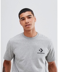 T-shirt girocollo stampata grigia di Converse