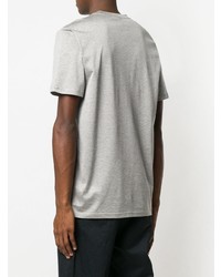 T-shirt girocollo stampata grigia di Lanvin