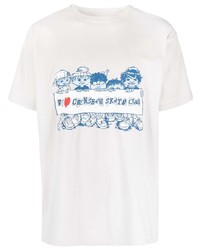 T-shirt girocollo stampata grigia di CRENSHAW SKATE CLUB