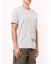 T-shirt girocollo stampata grigia di CK Calvin Klein