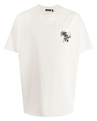 T-shirt girocollo stampata grigia di FIVE CM