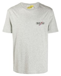 T-shirt girocollo stampata grigia di Geym