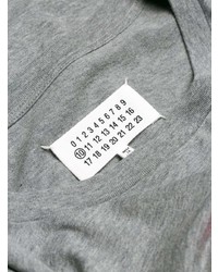 T-shirt girocollo stampata grigia di Maison Margiela