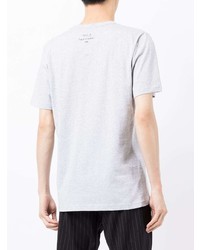 T-shirt girocollo stampata grigia di agnès b.