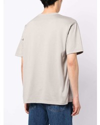 T-shirt girocollo stampata grigia di Junya Watanabe MAN
