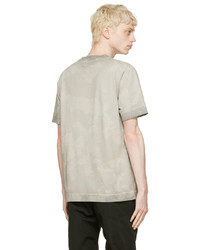 T-shirt girocollo stampata grigia di 1017 Alyx 9Sm