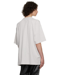 T-shirt girocollo stampata grigia di Martine Rose