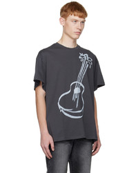 T-shirt girocollo stampata grigia di TheOpen Product