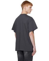 T-shirt girocollo stampata grigia di TheOpen Product