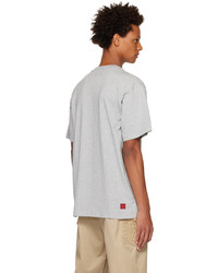 T-shirt girocollo stampata grigia di Clot