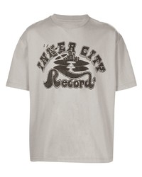 T-shirt girocollo stampata grigia di HONOR THE GIFT
