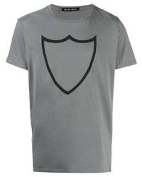 T-shirt girocollo stampata grigia di Htc Los Angeles