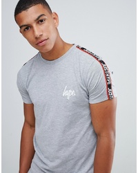 T-shirt girocollo stampata grigia di Hype
