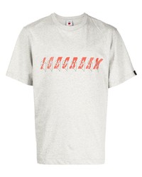 T-shirt girocollo stampata grigia di Icecream