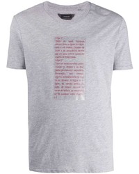 T-shirt girocollo stampata grigia di Inês Torcato