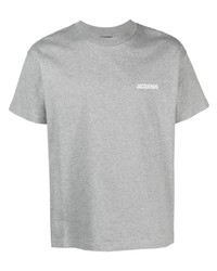 T-shirt girocollo stampata grigia di Jacquemus
