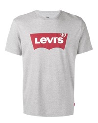 T-shirt girocollo stampata grigia di Levi's
