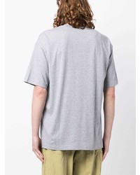 T-shirt girocollo stampata grigia di Chocoolate