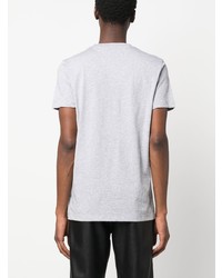 T-shirt girocollo stampata grigia di Karl Lagerfeld